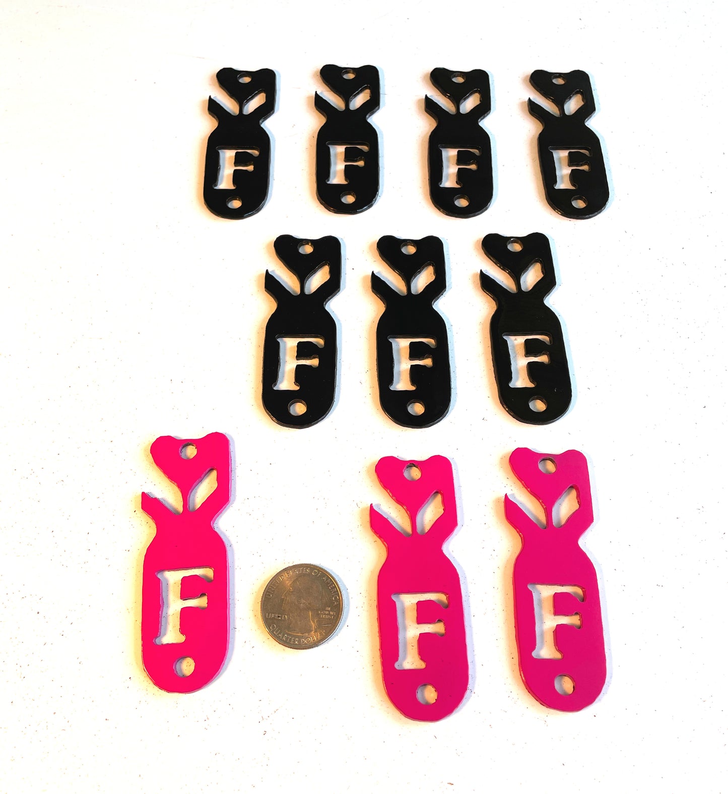 Explosive Elegance: The F Bomb Keychain with Bottle Opener