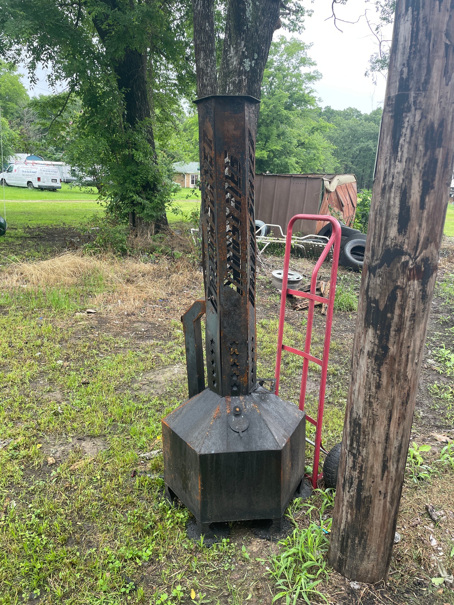 4 foot Smudge Pot You Weld It Kit