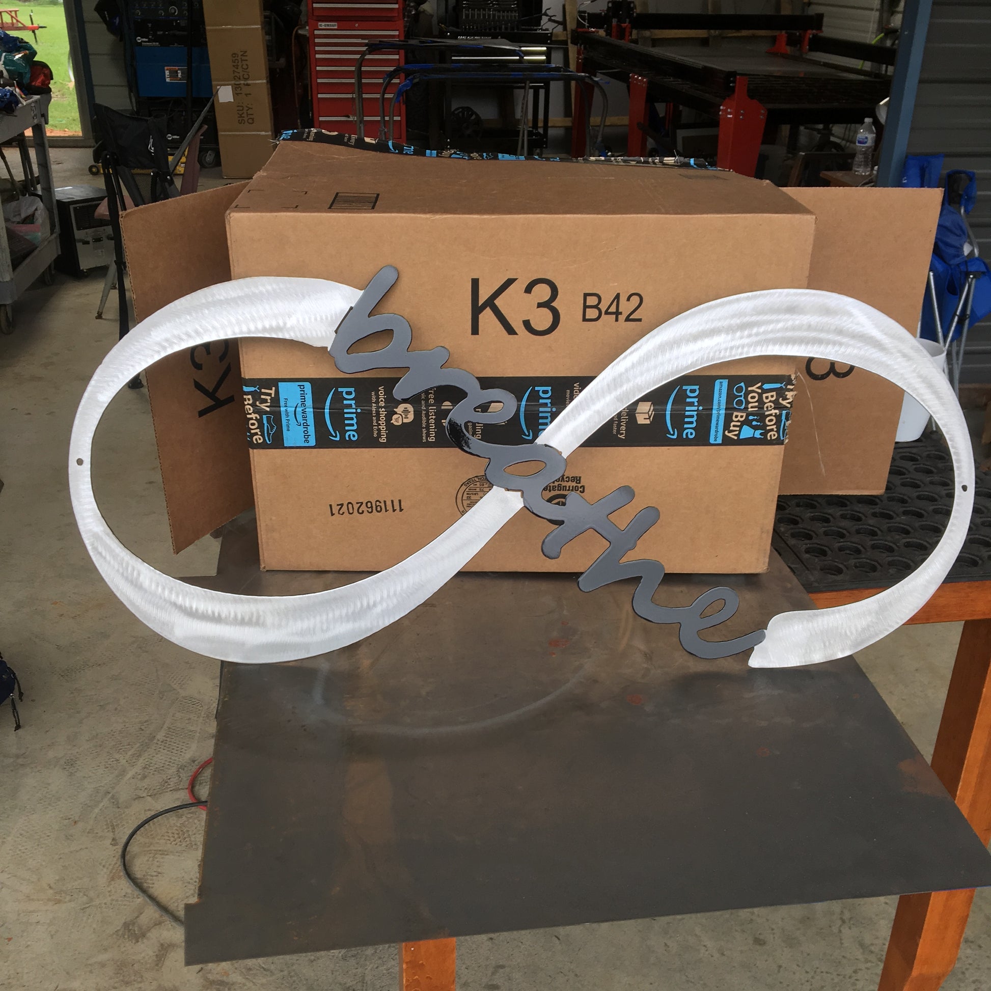 13" X 30" Custom Metal Infinity - Dragonslayer Industries LLC