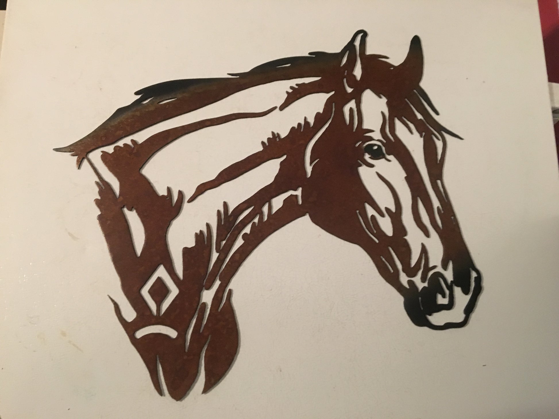 Horse Head 18 inches tall x 20 inches wide - Dragonslayer Industries LLC