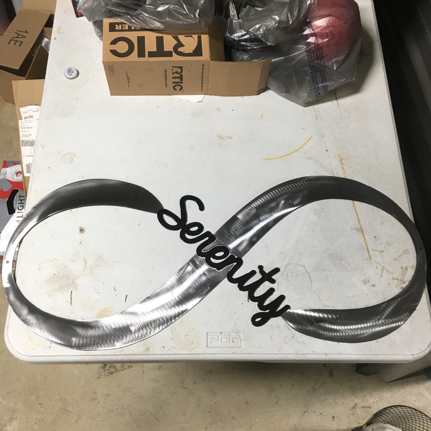 13" X 30" Custom Metal Infinity - Dragonslayer Industries LLC