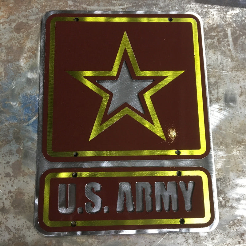U S Army Logo 15 3/4" tall 12" wide - Dragonslayer Industries LLC