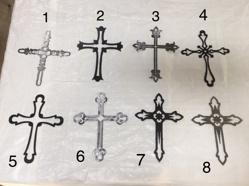 One 12" tall Cross - Dragonslayer Industries LLC