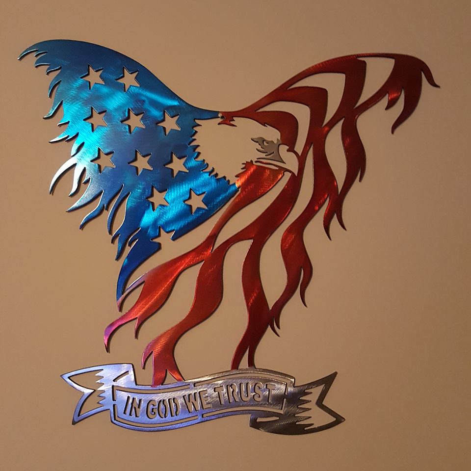 Metal Patriotic Art