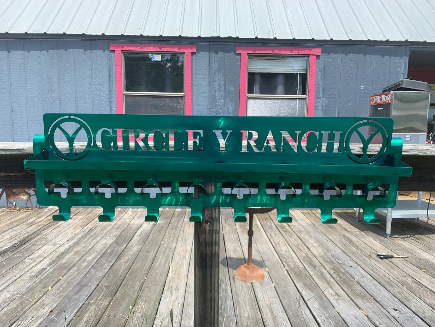 8-Hook Custom Bridle Rack