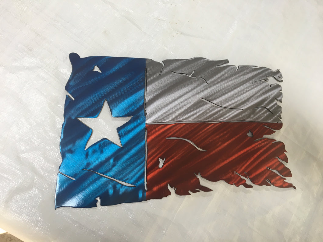 Half Sized Texas Flag Art - Dragonslayer Industries LLC