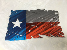 Half Sized Texas Flag Metal Art - Dragonslayer Industries LLC