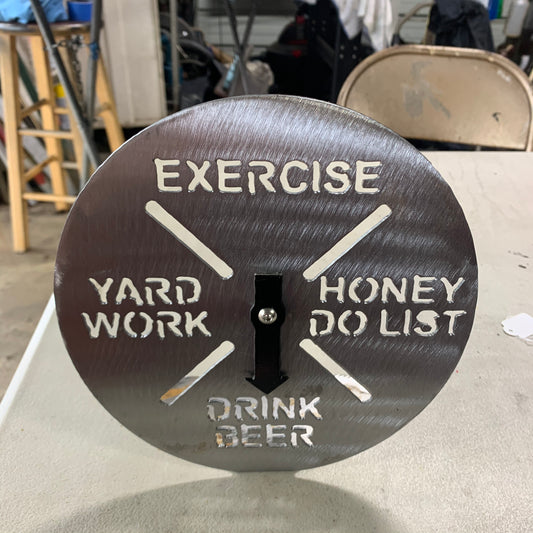 Metal "Drink Beer" Spinner