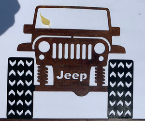 Jeep Metal Art