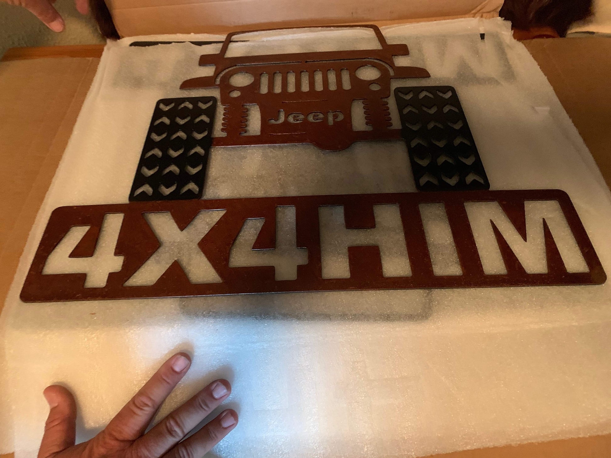 Custom Metal Jeep Sign